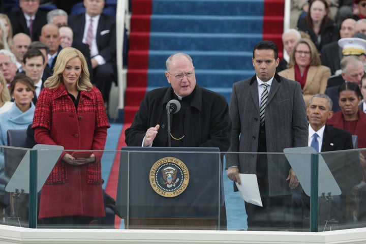 Cardinal Timothy Dolan, who delivered remarks at Trump's inauguration, was among those condemning his DACA announcement.