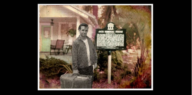 “Flat Jack” at the Jack Kerouac House in Orlando, Florida.