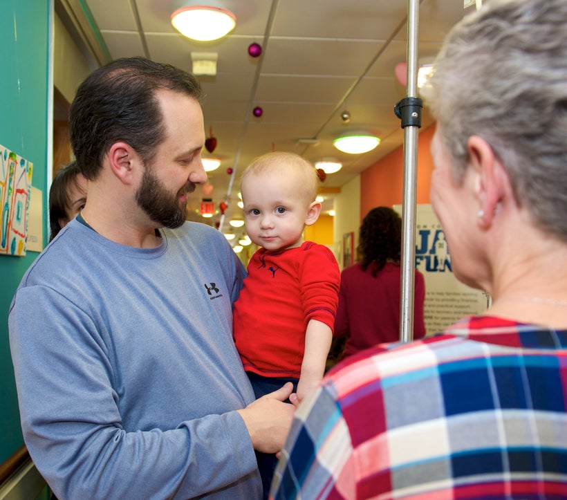 A beautiful child and a sobering moment of childhood cancer.