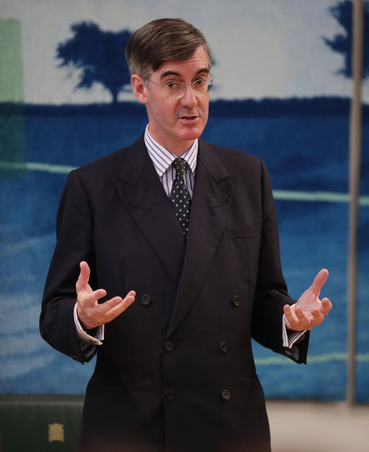 Jacob Rees-Mogg was challenged over his staunch Catholic views