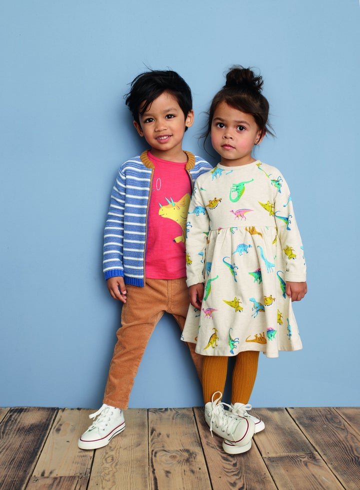 In addition to the changes in labels, John Lewis also launched a unisex baby and toddler wear line, which features dinosaur dresses, science shirts and more.