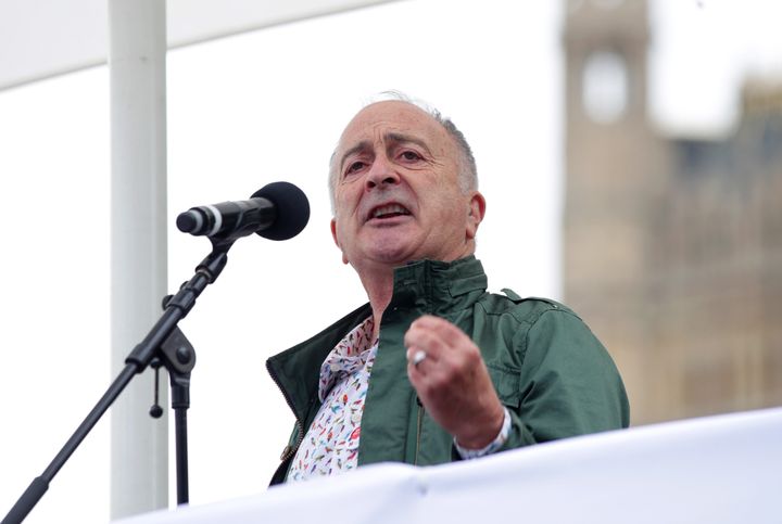 Sir Tony Robinson spoke about how the NHS had helped his family