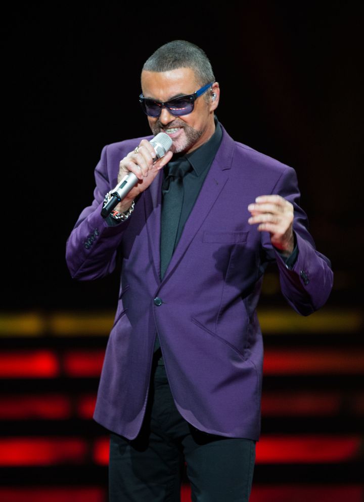 George performing in 2012