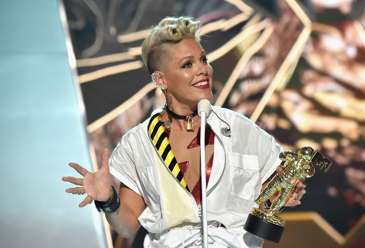 "I’m just trying to make her more resilient,” Pink said of her daughter. 