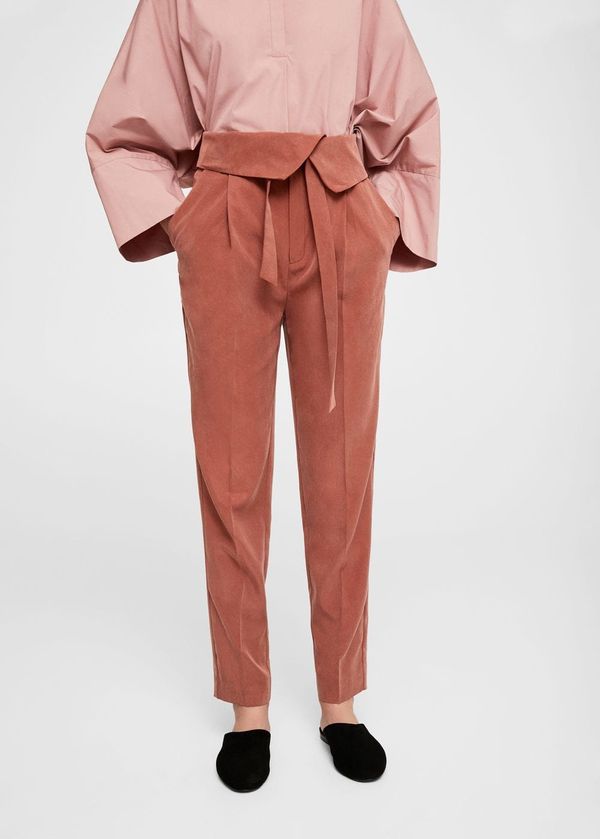 paper bag pants pink