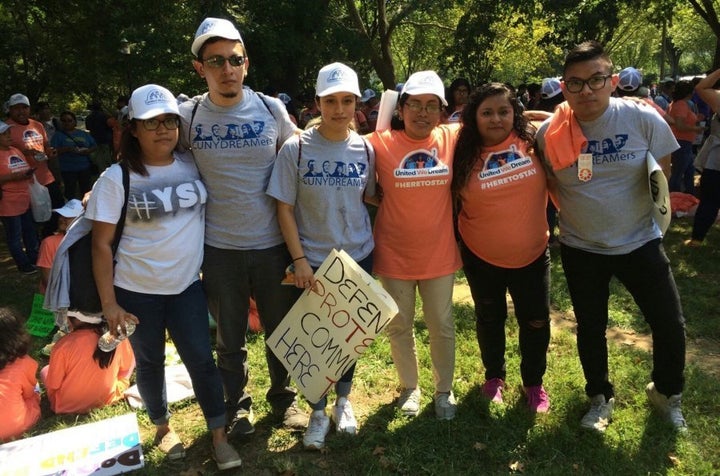 A group of CUNY Dreamers traveled from New York to Washington, D.C., hours before the Trump administration's announcement abo