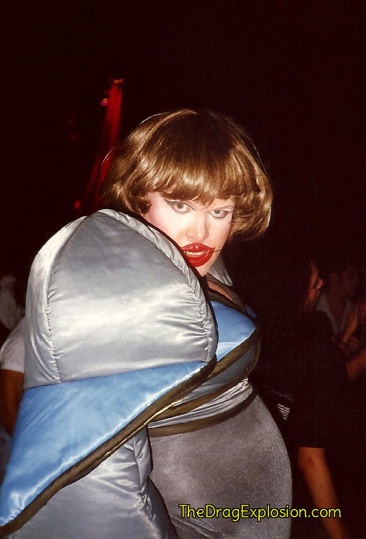 Leigh Bowery at the Parallel Nightclub in 1991.