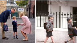 Prince George Arrives For His First Day Of School At Thomas’s Battersea
