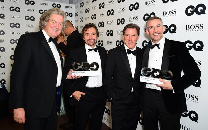 With James May, Rob Brydon and Steve Coogan