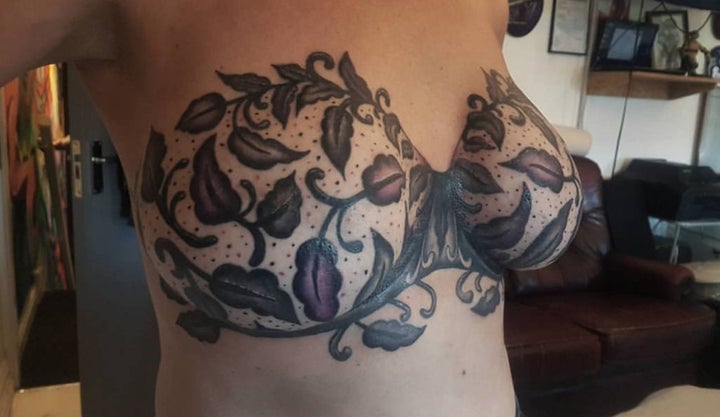 Woman's Lingerie Tattoo Fills Her With Confidence After Losing