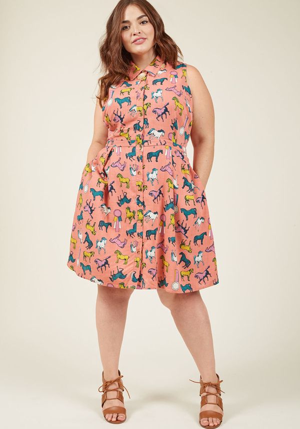 28 Button Down Dresses And Skirts For Plus Size That Won't Gape | HuffPost