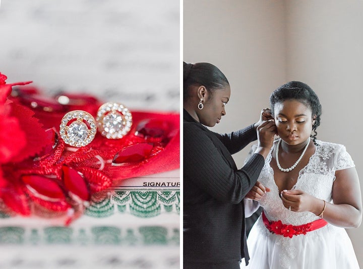 LaQuitta stunned in diamonds and pearls.