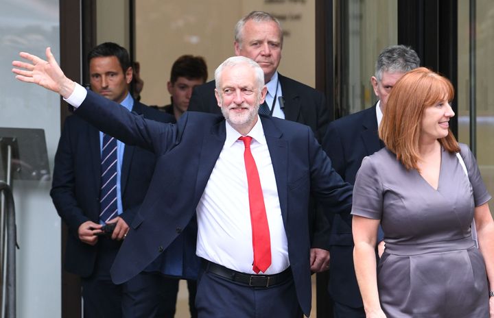 Jeremy Corbyn after he denied the Tories a majority in the June general election.