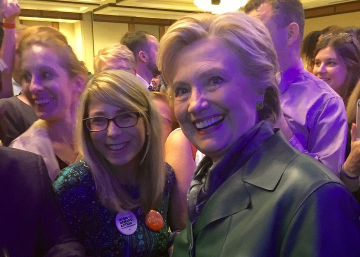 Happier times: After this October 5, 2016 campaign event, I told Hillary, “I know you’re going to win.” 