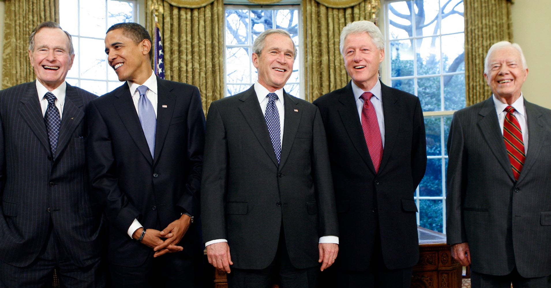 All The Living Former U.S. Presidents Rally To Help