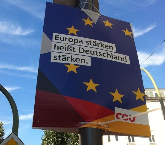 A CDU election poster in Berlin, September 2017.