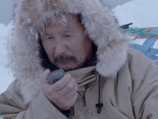 The Greenlandic actor, Orto Ignatiussen, landed an off-camera role in the Academy Award winning British-American film <em>Gra