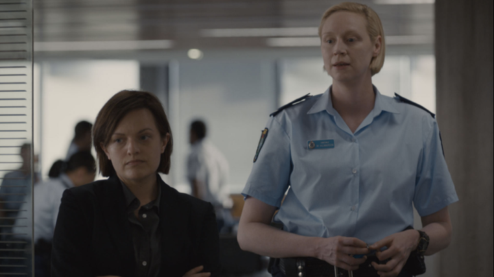 Elisabeth Moss and Gwendoline Christie in "Top of the Lake: China Girl." 