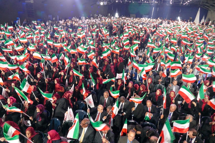 Iran Opposition Election: Crowd in Tirana