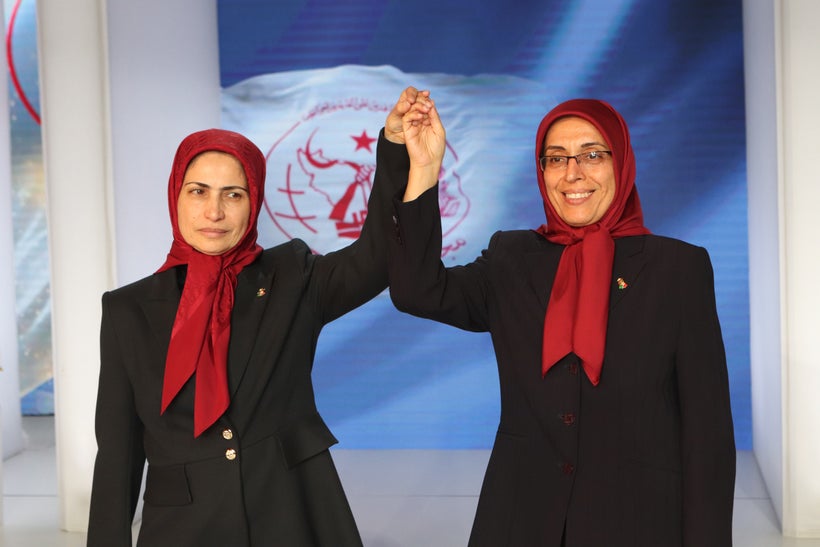 Ms. Merrikhi and Ms. Akhyani (previous Secretary General)