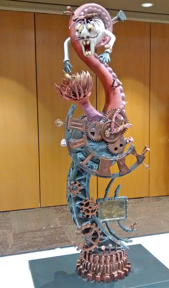 <p>Francois Behuet’s chocolate showpiece </p>