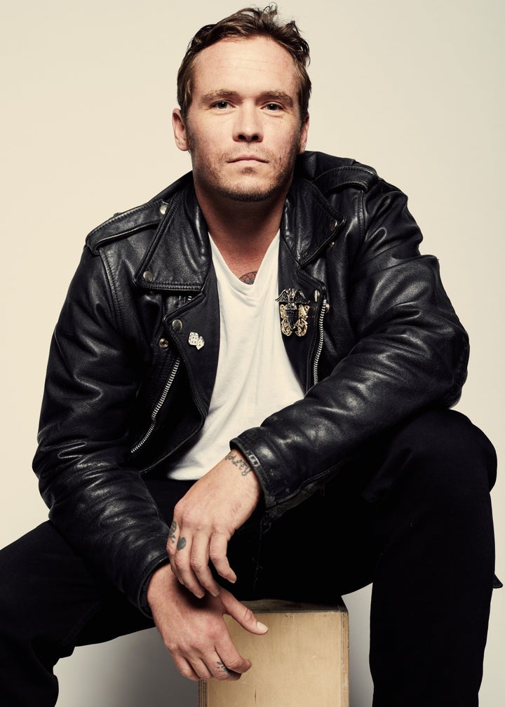 Actor Blake Heron from 'A Thousand Junkies' poses at the 2017 Tribeca Film Festival portrait studio on April 23, 2017 in New