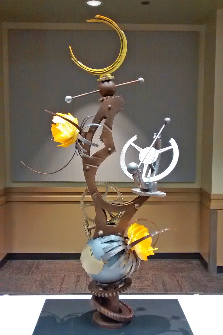 <p>Robert Nieto’s chocolate showpiece </p>