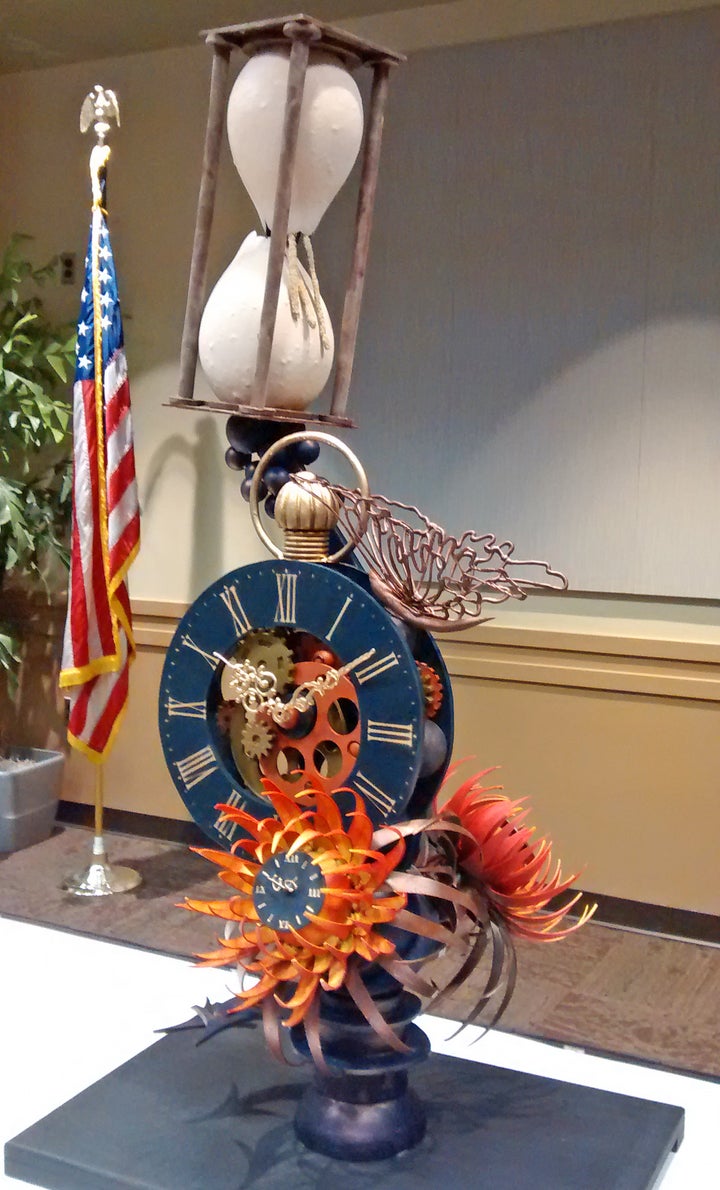 <p>Olivier Saintemarie’s chocolate showpiece</p>