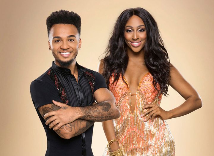 Aston Merrygold and Alexandra Burke are both contestants on this year's 'Strictly'