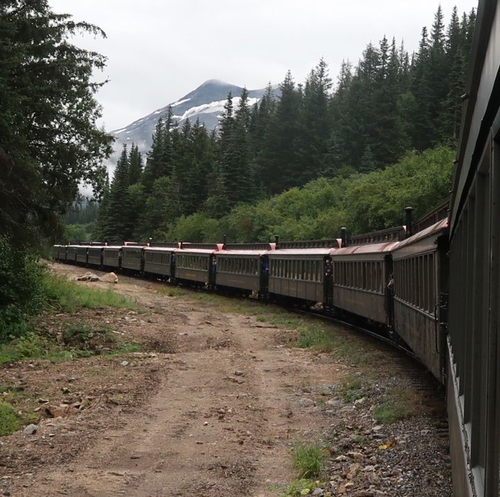The White Pass Train from Fraser, BC to Skagway AK