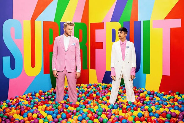 Scott Hoying and Mitch Grassi of Superfruit prep for the Sept. 15 release of EP <em>Future Friends, Part Two.</em>