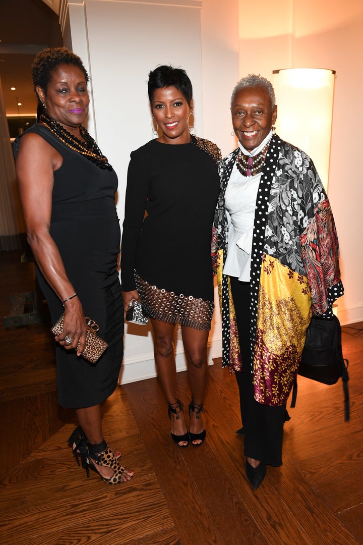 <p>Alexis Thomas, Tamron Hall, Bethann Hardison - <em>The Gospel According to André</em> </p>