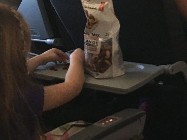 If this child sat in the seat before you and you had a nut allergy- you would need to clean the area thoroughly.