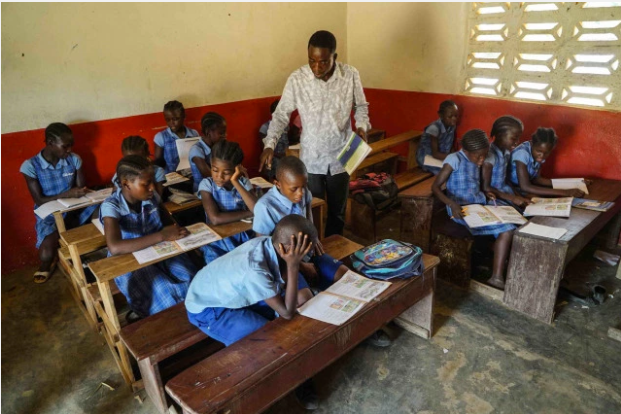 <p>Bridge International Academies school in Kollita Wolah, Liberia</p>