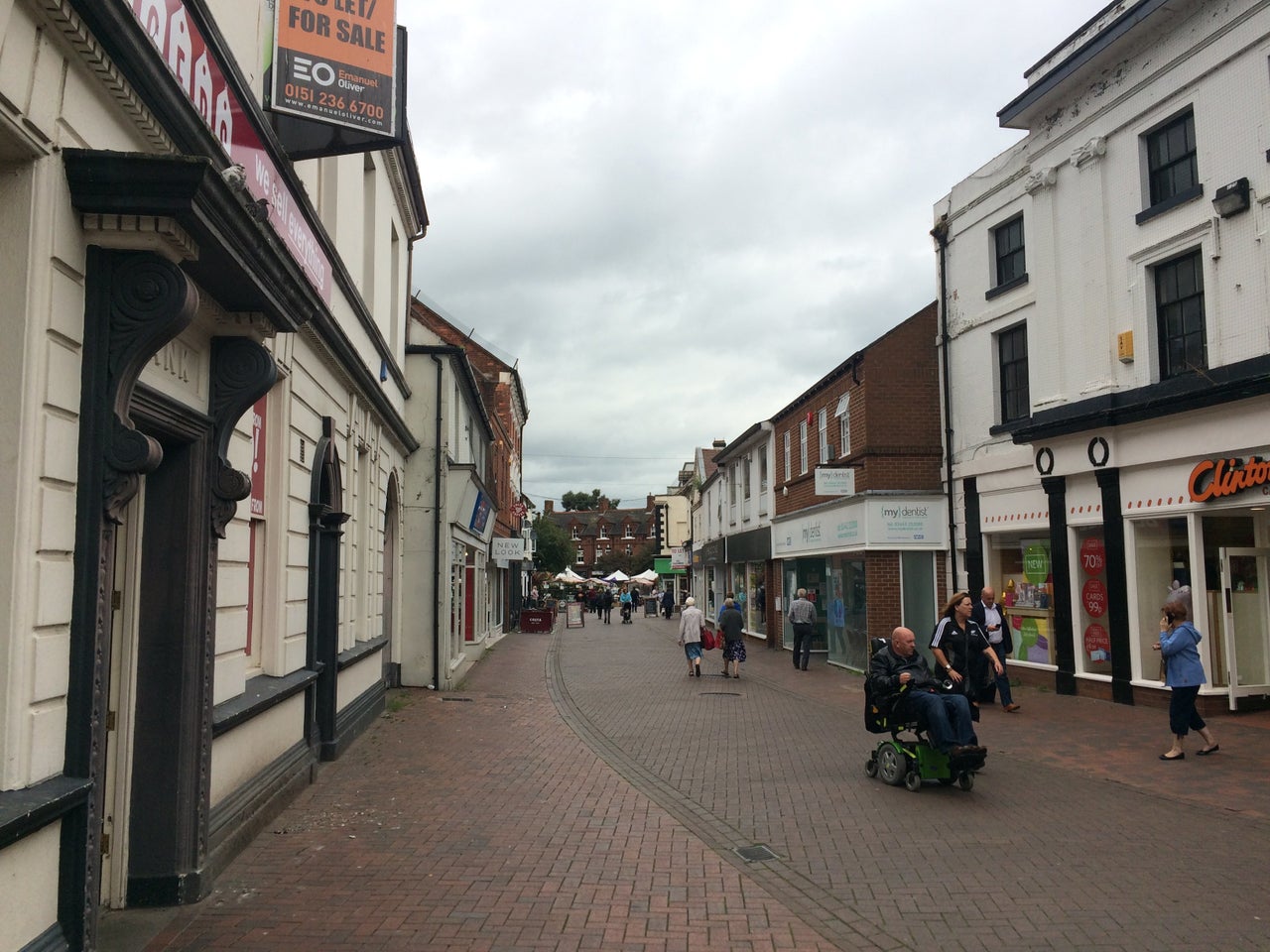 Rugeley town centre has an array of stores, but appeared quiet on recent a midweek afternoon