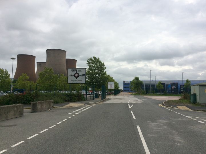 <strong>Amazon's site at Rugeley sits adjacent to a disused power station and near to a former colliery </strong>