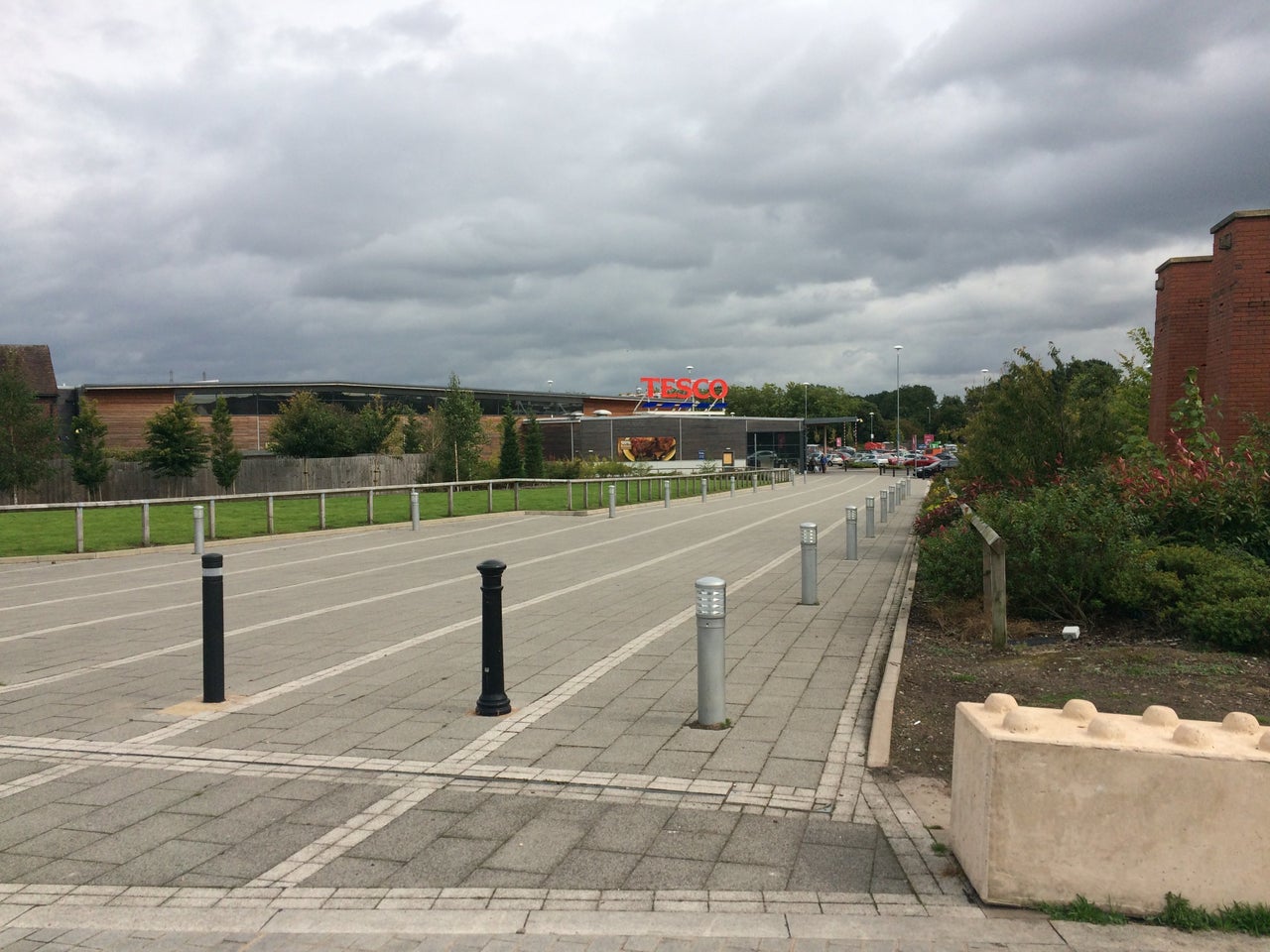 <strong>A newly-built Tesco on a ring road typifies recent development in Rugeley. The store offers free parking, unlike the town centre</strong>