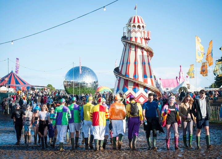 General view of the Lulworth Cove festival site at Bestival 2017 at Lulworth Castle - Wareham