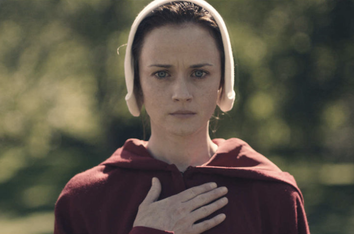 Alexis Bledel in "The Handmaid's Tale."