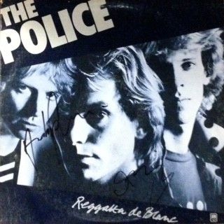 The Police: Reggatta de Blanc (1979)signed by Sting, Andy Summers