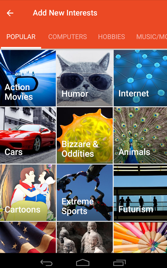<a rel="nofollow" href="https://www.stumbleupon.com/" target="_blank">StumbleUpon</a> utilizes customized interest list to cu