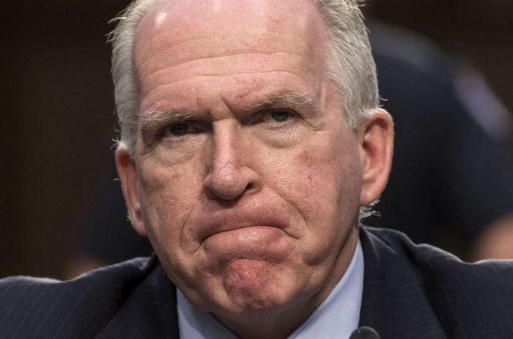 Then-CIA Director John Brennan testifies before the Senate Intelligence Committee in June 2016.