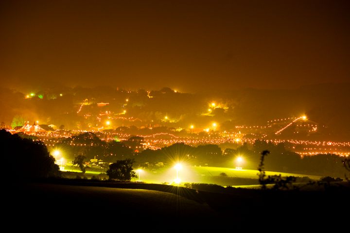 A general view of the Bestival festival.