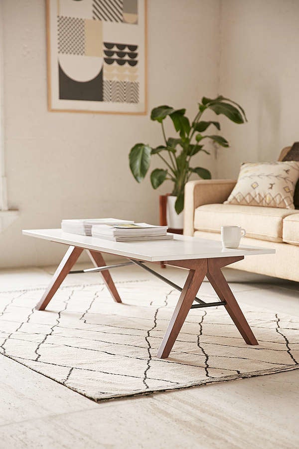 Cheap Wood Coffee Tables - 1 - Richard hohenberg, round coffee table, teak and the center of the tray decorated with enameled ceramic marquetry in the form of polychrome leaves, signed with the stamp on the und.