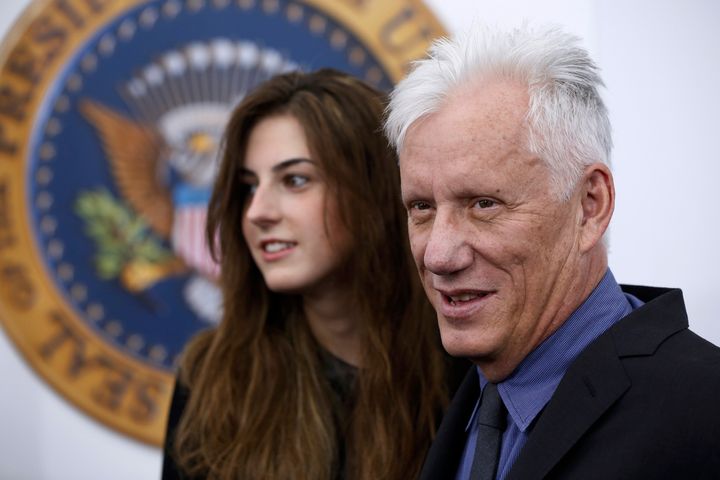 James Woods dated Kristen Bauguess, who was then 20, in 2013. 