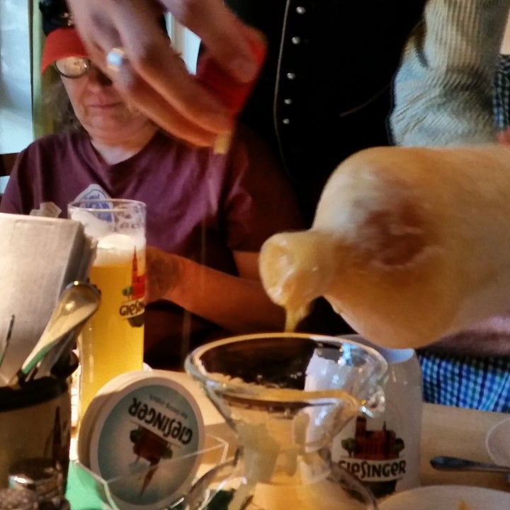 High-octane dessert beer at a craft brewery in Bavaria