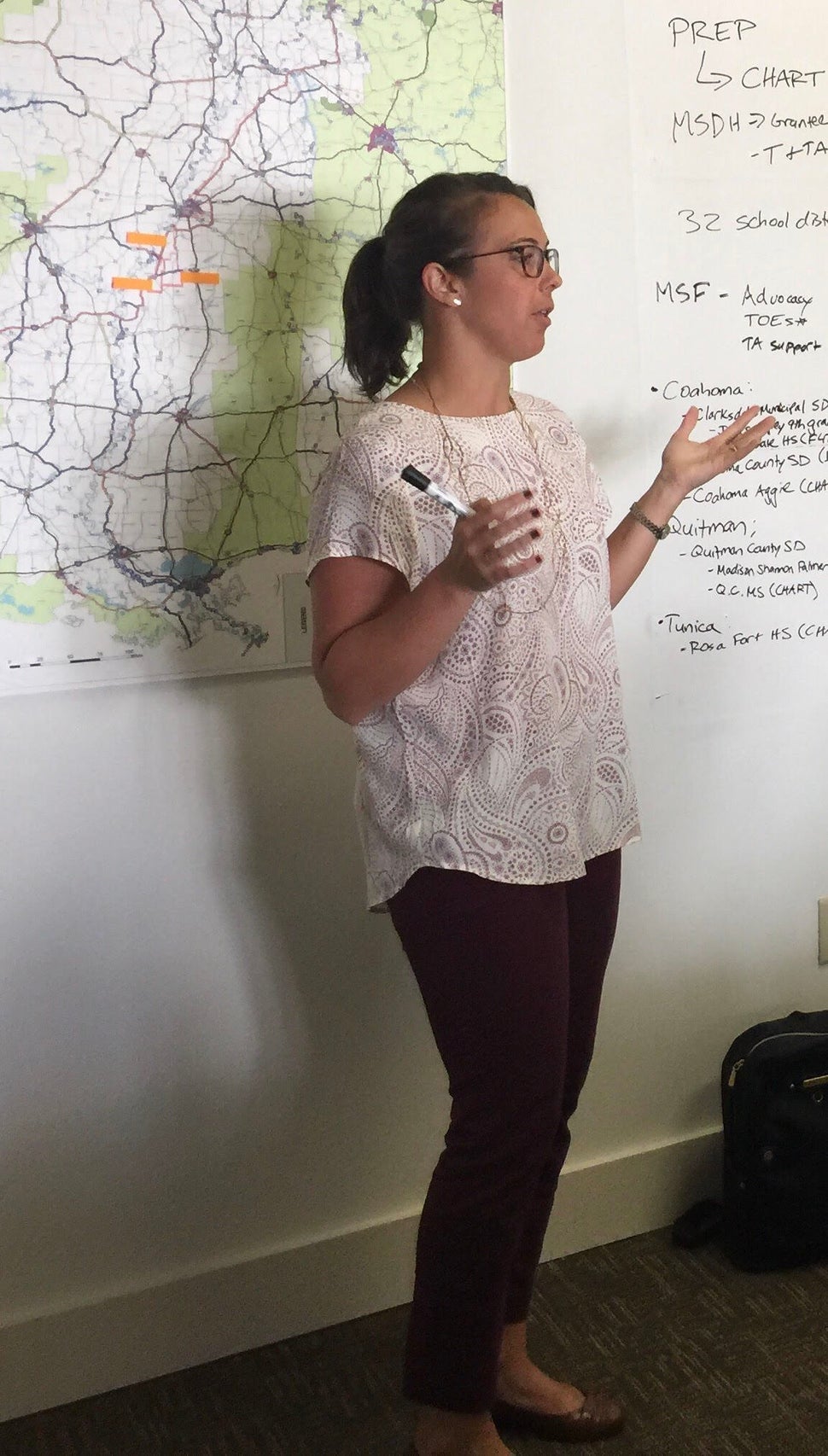 Feher serves as interim executive director of Teen Health Mississippi where she works on increasing access to sex educat