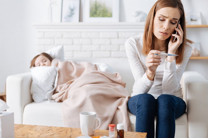 <p>When one member of the family is sick everyone is affected.</p>