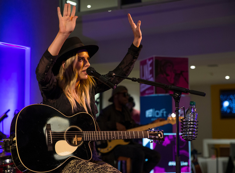 ZZ Ward performs at Aloft Live on Wednesday August 30, 2017 in Bellevue, Washington. (PHOTO by Stephen Brashear)