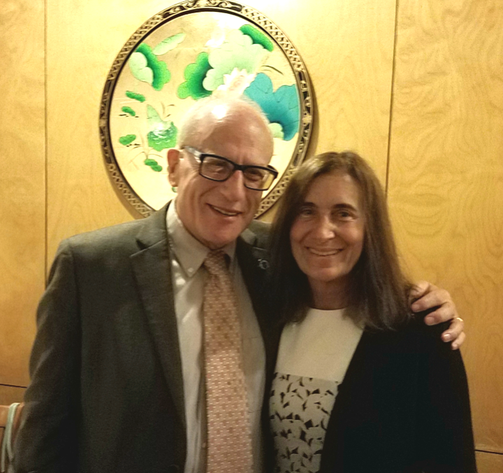 <p>Massachusetts State Representative Frank Smizik and State Treasurer Deb Goldberg</p>